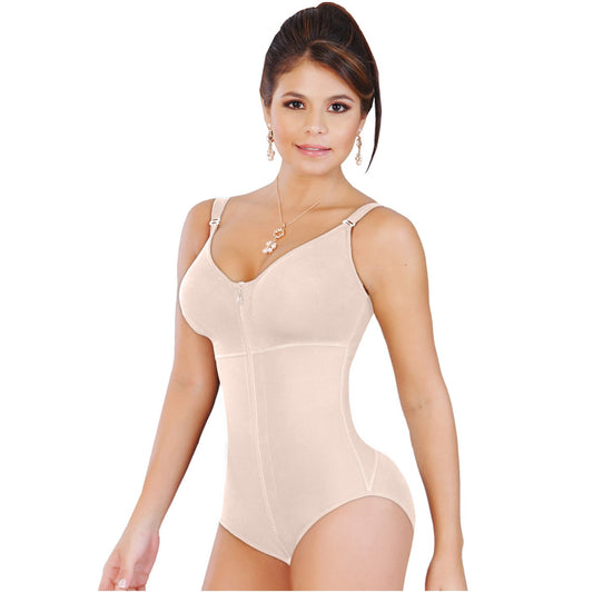 Fajas Salome 0420 | Hiphugger Body Shaper with Bra | Butt Lifter Tummy Control Shapewear for Women | Powernet - Pal Negocio